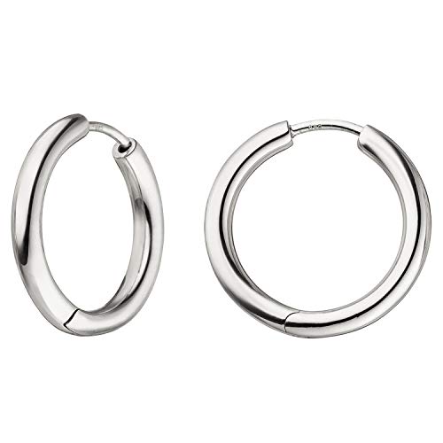 Jobo Damen-Creolen aus 925 Sterling Silber Durchmesser 20 mm von Jobo