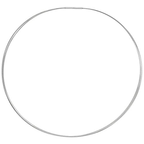 Jobo Damen-Halsreif aus Edelstahl 5-reihig 50 cm von Jobo