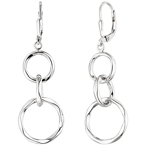 Jobo Damen Ohrhänger 925 Sterling Silber Ohrringe Boutons Silberohrringe von Jobo