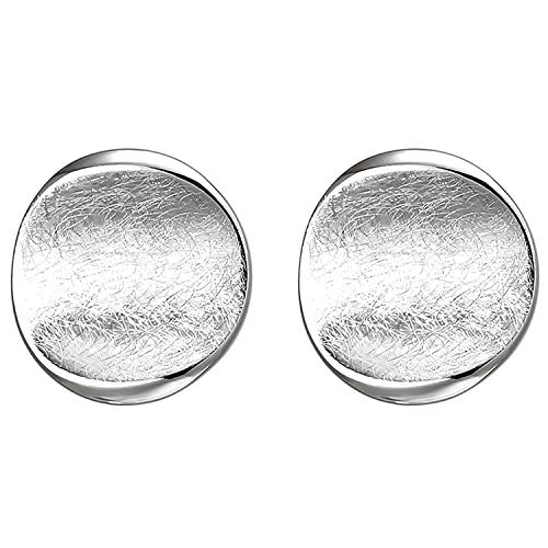 Jobo Damen Ohrstecker 925 Sterling Silber eismatt Ohrringe Silberohrringe von Jobo