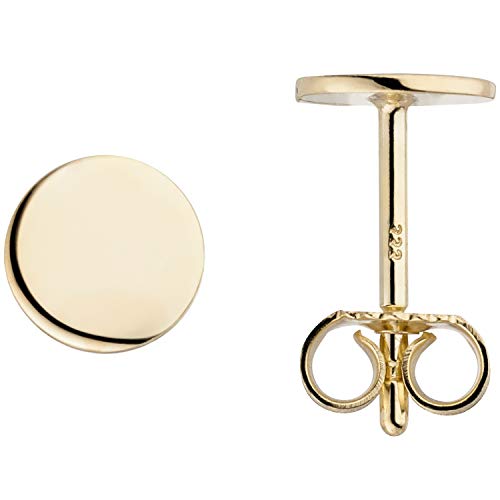 Jobo Damen Ohrstecker Plättchen 333 Gold Gelbgold von Jobo