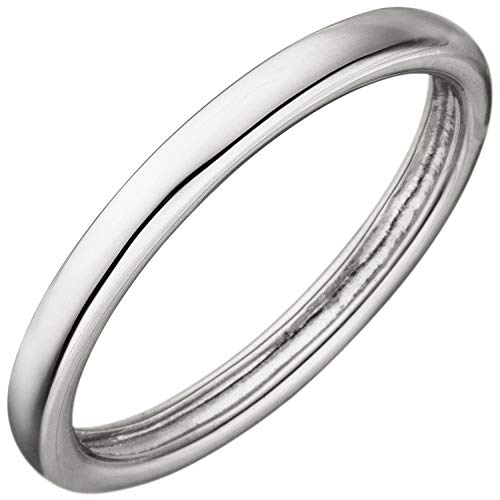 Jobo Damen-Ring schmal aus 925 Sterling Silber Größe 64 von Jobo