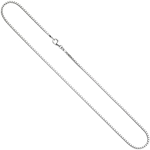 Jobo Damen Venezianerkette 925 Silber 1,2 mm 42 cm Halskette Kette Silberkette Karabiner von Jobo