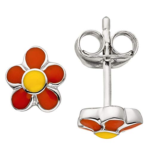Jobo Kinder-Ohrstecker Blume aus 925 Sterling Silber von Jobo