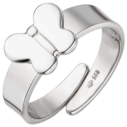 Jobo Kinder Ring Schmetterling 925 Sterling Silber Silberring Kinderring Größe 46 von Jobo