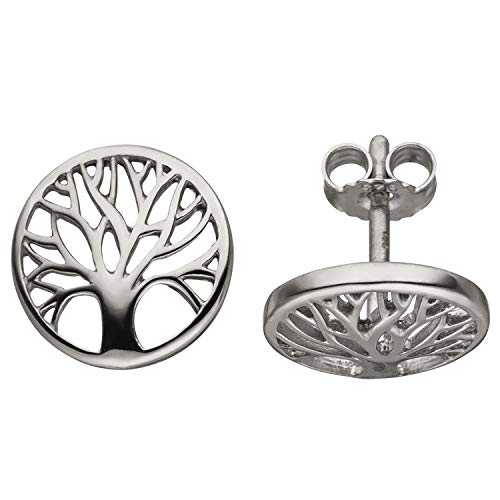 Jobo Damen Ohrstecker Baum Lebensbaum 925 Sterling Silber Ohrringe von Jobo