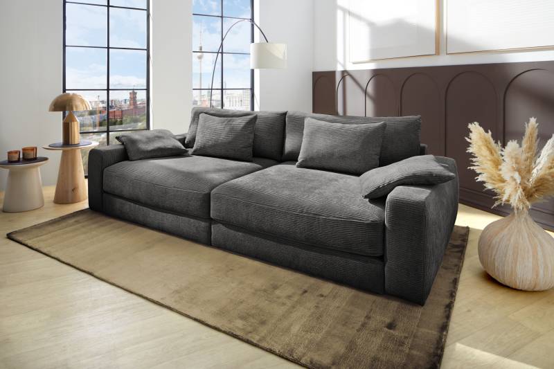 Jockenhöfer Gruppe Big-Sofa "Milano XXL" mit Federkern, Breite 290cm, Liegefläche 120x240cm, inklusive Kissen von Jockenhöfer Gruppe
