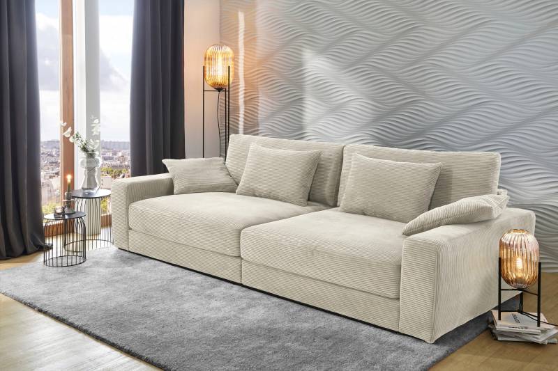Jockenhöfer Gruppe Big-Sofa "Milano XXL" mit Federkern, Breite 290cm, Liegefläche 120x240cm, inklusive Kissen von Jockenhöfer Gruppe
