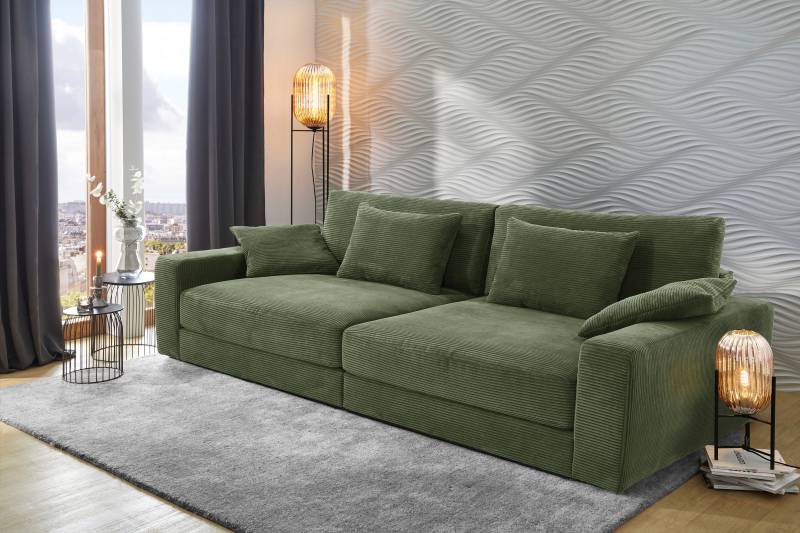Jockenhöfer Gruppe Big-Sofa "Milano XXL" mit Federkern, Breite 290cm, Liegefläche 120x240cm, inklusive Kissen von Jockenhöfer Gruppe
