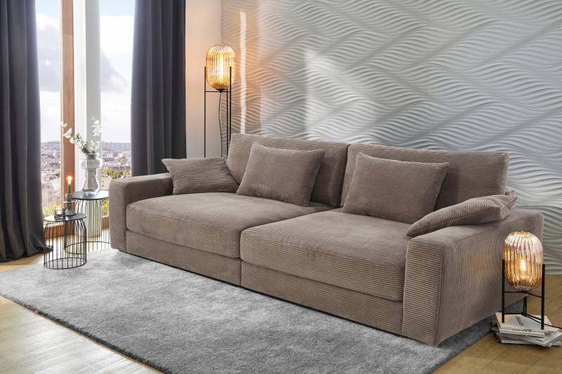Jockenhöfer Gruppe Big-Sofa "Milano XXL" mit Federkern, Breite 290cm, Liegefläche 120x240cm, inklusive Kissen von Jockenhöfer Gruppe