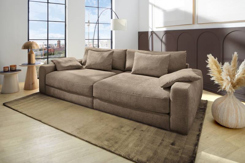 Jockenhöfer Gruppe Big-Sofa "Milano XXL" mit Federkern, Breite 290cm, Liegefläche 120x240cm, inklusive Kissen von Jockenhöfer Gruppe