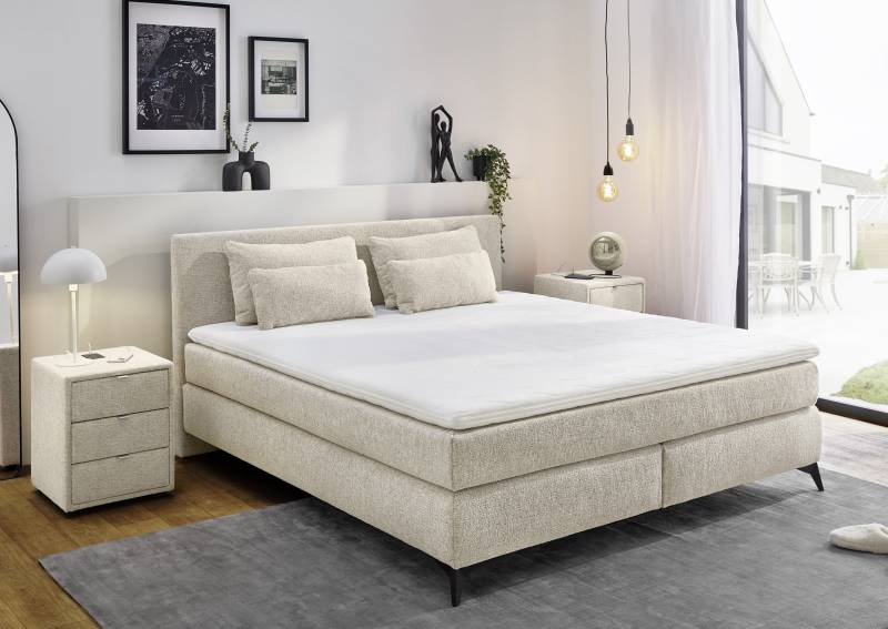 Jockenhöfer Gruppe Boxspringbett "Paulina, inkl. Topper und Kissen, Härtegrade wählbar" 140x200 cm oder 180x200cm von Jockenhöfer Gruppe