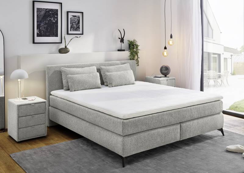 Jockenhöfer Gruppe Boxspringbett "Paulina, inkl. Topper und Kissen, Härtegrade wählbar" 140x200 cm oder 180x200cm von Jockenhöfer Gruppe