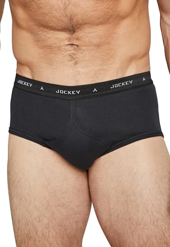 Jockey Chafe Proof Pouch Trunks - Boxershorts Herren im 2er Pack, Unterhosen mit ergonomisch geformter Tasche, atmungsaktive Männer Unterwäsche ohne Eingriff - Doppelpack, in Schwarz von Jockey
