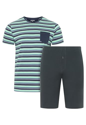 Jockey® Cotton Nautical Stripe ½ Knit Short Pyjama von Jockey