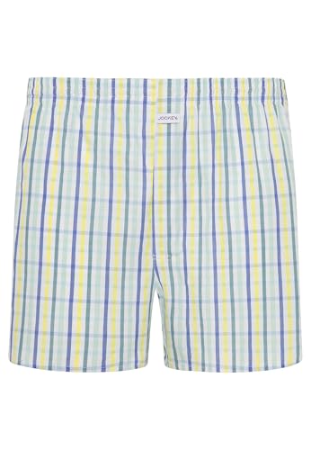 Jockey® Herren Everyday Check Woven Boxer, Teal Slate, XL von Jockey