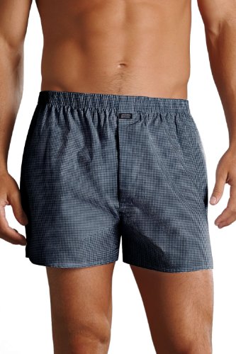 Jockey® Everyday Check Woven Boxer,Navy,XXL von Jockey