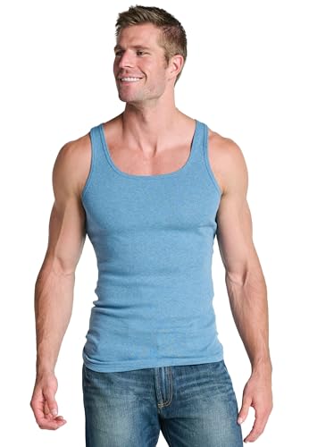 Jockey® Herren Spurt A-Shirt, Steel Melange, 2XL von Jockey