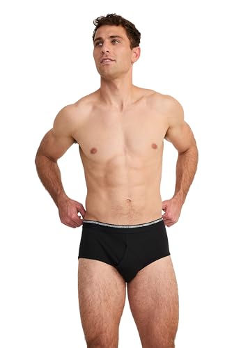 Jockey® Herren Modern Classic Y-Front® Brief - 2 Pack, Black, 2XL von Jockey