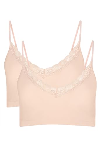 Jockey® Damen Parisienne Padded Bralette - 2 Pack, Dusk, S von Jockey