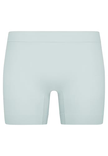 Jockey Skimmies Short Length Slipshort – Nahtlose Radlerhose für Frauen - mit kurzem Bein, Anti-Reibungs-Hose aus atmungsaktivem Mikrofaserstoff, Shorts mit hohem Bund, in Blau von Jockey