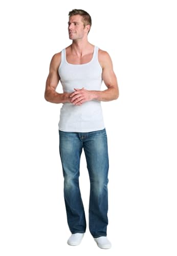 Jockey® Herren Spurt A-Shirt, Grey Melange, XL von Jockey