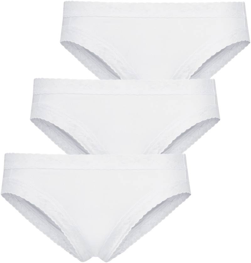Jockey Bikinislip "Soft Stretch Lace" 3er Pack, mit dezenter Spitze besetzt von Jockey