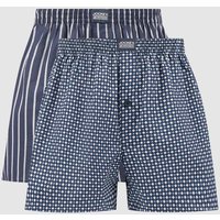 Jockey Boxershorts aus Baumwolle im 2er-Pack in Marine, Größe M von Jockey