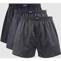 Jockey Boxershorts aus Baumwolle im 3er-Pack in Dunkelblau, Größe L von Jockey