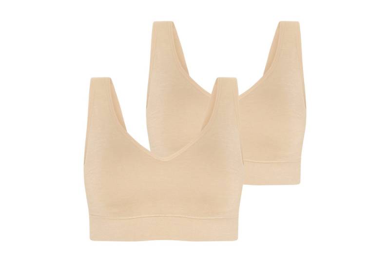 Jockey Bralette BACK SMOOTHING SEAMFREE (2er Pack) Weiche, eingenähte, drahtlos geformte Cups von Jockey