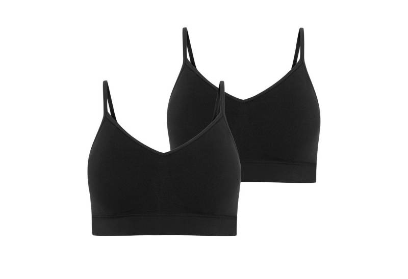 Jockey Bralette SEAMFREE STRETCH (2er Pack) Ohne Seitennähte, Breites Unterbrustband, V-Ausschnitt von Jockey