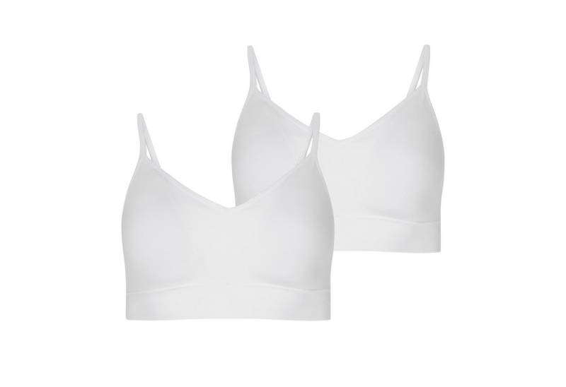 Jockey Bralette SEAMFREE STRETCH (2er Pack) Ohne Seitennähte, Breites Unterbrustband, V-Ausschnitt von Jockey