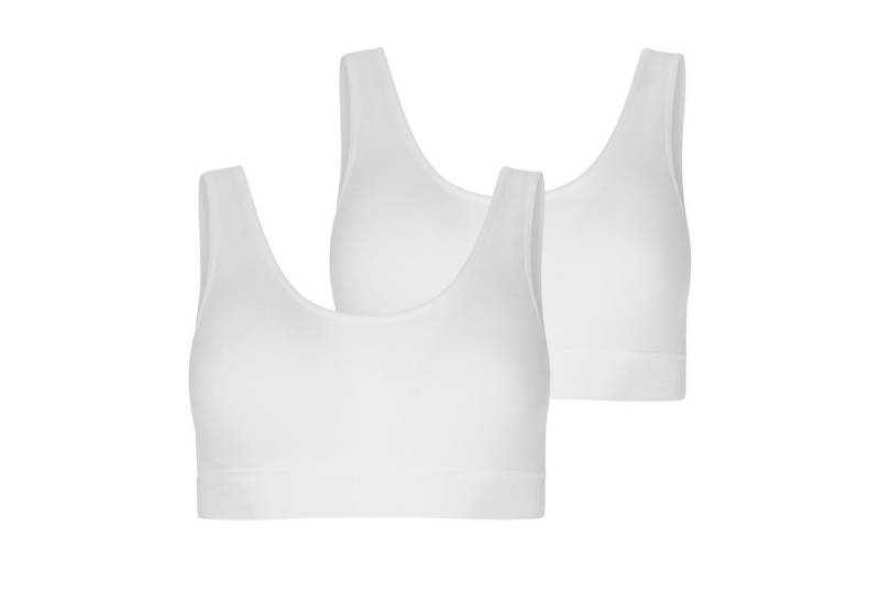 Jockey Bralette SEAMFREE STRETCH (2er Pack) Rundhals, breite Träger, ohne Seitennähte von Jockey