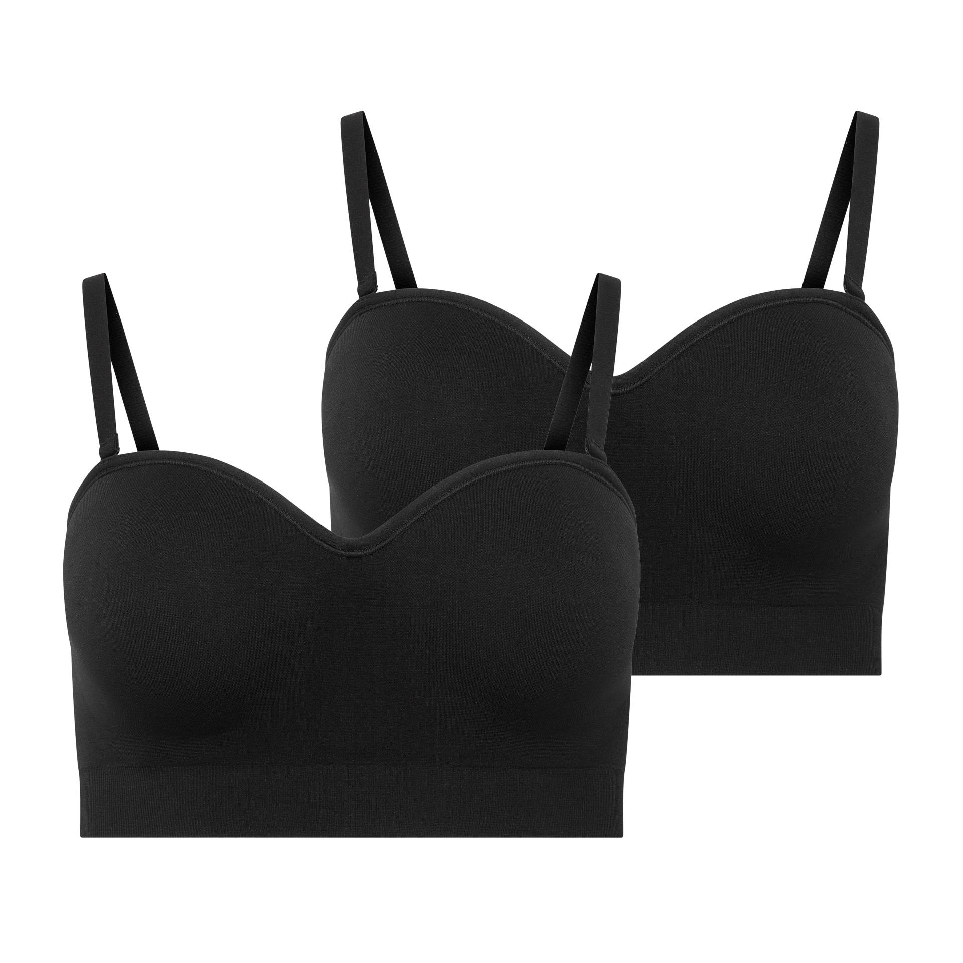 Jockey Bügelloser BH "Seamfree" 2er Pack, abnehmbare Träger, breites Unterbrustband von Jockey