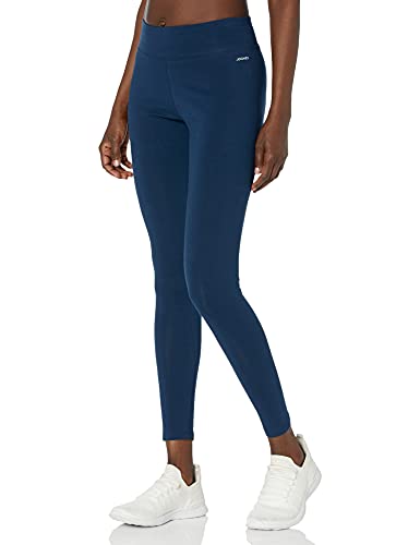 Jockey Damen Active Cotton Stretch Wide Waistband Ankle Leggings, Dunkles Marineblau, S Jockey Damen Active Cotton Stretch Wide Waistband Ankle Leggings, Dunkles Marineblau, S von Jockey