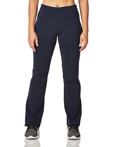 Jockey Damen Schmale Bootleg Yoga-Hose, Dunkles Marineblau, X-Groß von Jockey