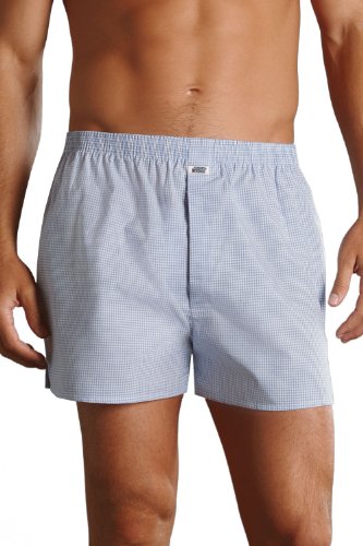 Jockey® Herren Everyday Check Woven Boxer, Shirting Blue, S Jockey® Herren Everyday Check Woven Boxer, Shirting Blue, S von Jockey