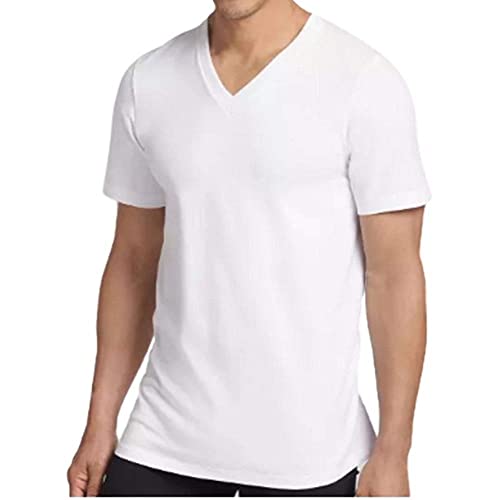 Jockey Generation Men's Stay New Cotton 3pk V-Neck T-Shirt - White von Jockey