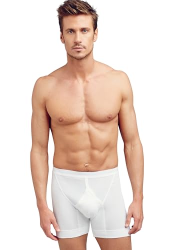 Jockey Herren, Luxury Cotton Midway Brief, 22000215, Weiß, L von Jockey