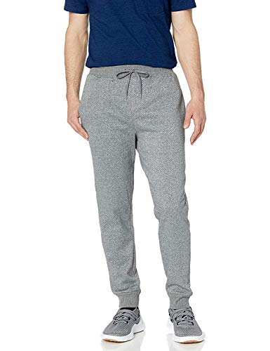 Jockey Herren Active Basic Fleece Jogger Sweatpants Trainingshose, Dunkelgrau meliert, Groß von Jockey
