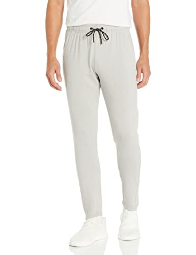 Jockey Herren Active Incline Sweatpants Trainingshose, Hellgrau meliert, Groß von Jockey