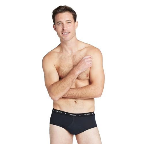 Jockey | Herren | Packung mit DREI klassischen Unterhosen in Y-Form | Navy Blau von Jockey