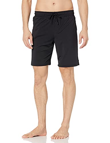 Jockey Herren Relaxed Brushed 9' Lssige Shorts, Cavernous Black, Groß von Jockey