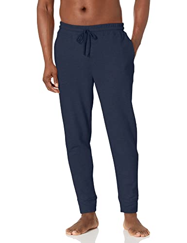 Jockey Herren Sustainable Eco Terry Jogger Lässige Hose, Marineblau Blazer Heather, 34-37 von Jockey