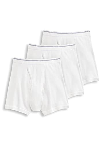 Jockey Herren-Unterwäsche, leicht, klassisch, 3er-Pack - Weiß - Large von Jockey