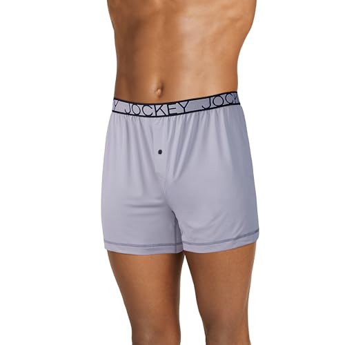 Jockey Herren Unterwäsche Active Microfiber 11,4 cm Boxer, GRAU, Small Jockey Herren Unterwäsche Active Microfiber 11,4 cm Boxer, GRAU, Small von Jockey