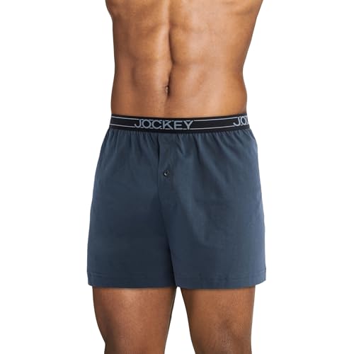 Jockey Herren Unterwäsche ActiveBlend Knit 12,7 cm Boxer, Nerves of Steel, Large Jockey Herren Unterwäsche ActiveBlend Knit 12,7 cm Boxer, Nerves of Steel, Large von Jockey