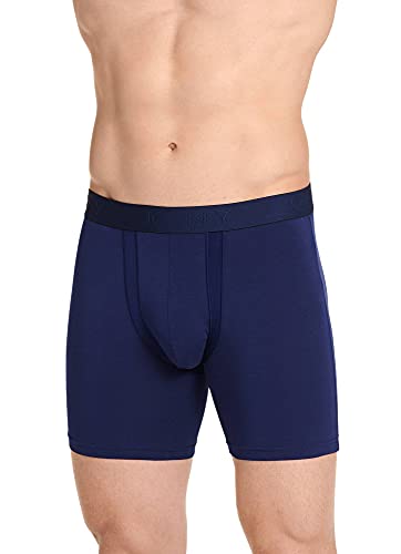 Jockey Herren Unterwäsche scheuerfester Beutel Baumwolle Stretch 12,7 cm Boxershorts, Just Past Mitternacht, XX-Large von Jockey