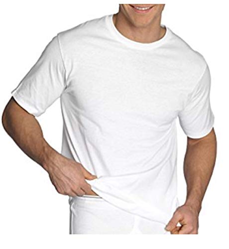 Jockey Klassisches Herren-T-Shirt mit Rundhalsausschnitt (4er-Pack), Weiss/opulenter Garten, L von Jockey