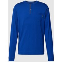 Jockey Longsleeve mit kurzer Knopfleiste Modell 'Night & Day' in Royal, Größe L von Jockey